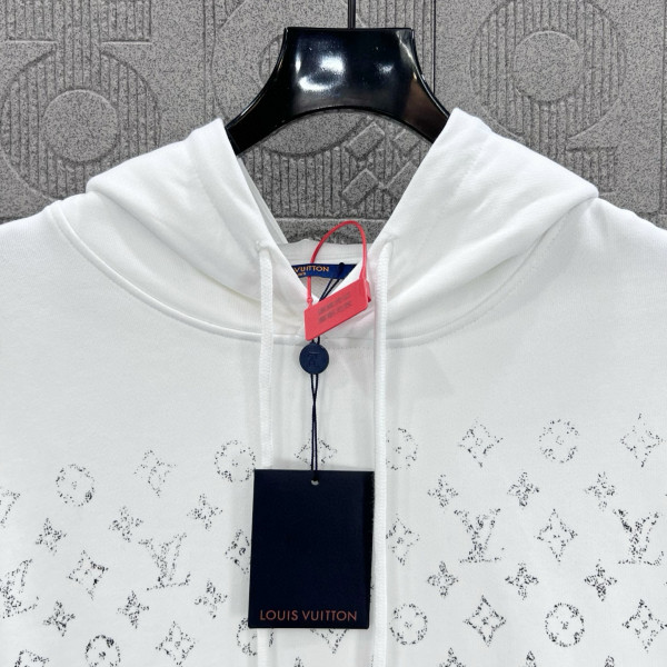 Louis Vuitton, Men's Hoodie, White
