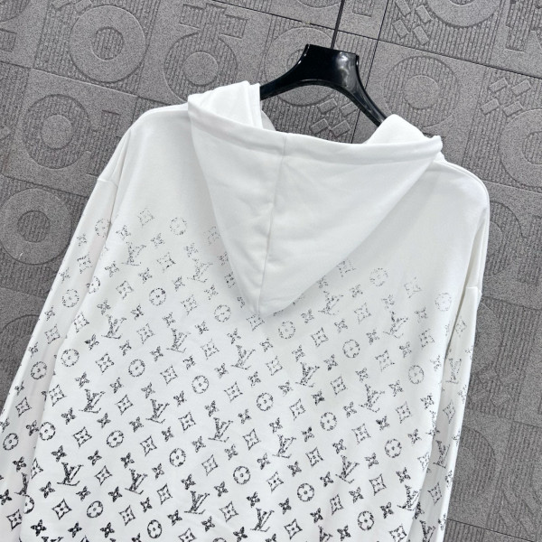 Louis Vuitton, Men's Hoodie, White