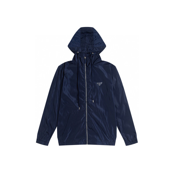 Prada, Re-Nylon, Men's Jacket, Navy Prada, Re-Nylon, Men's Jacket, Navy