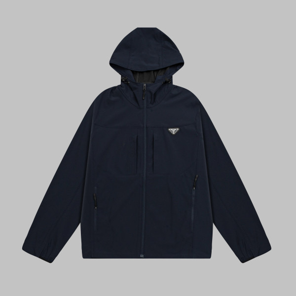 Prada, Re-Nylon, Men's Jacket, Navy
