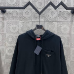 Prada, Men's Hoodie, Black
