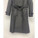 Burberry, Long Kensington Heritage, Heren Trench Jas, Zwart