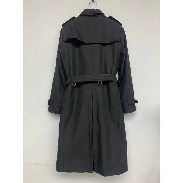 Burberry, Long Kensington Heritage, Heren Trench Jas, Zwart