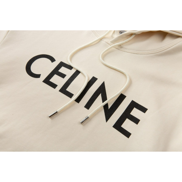 Celine, Women's Hoodie, Beige