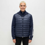 Moncler, Padded Wool, Men's Jacket, Blue