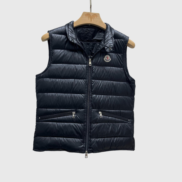 Moncler, Men's Vest, Black