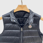 Moncler, Men's Vest, Black