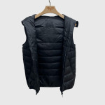 Moncler, Men's Vest, Black