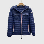 Moncler, Douret, Men's Jacket, Blue