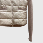 Moncler, Hooded Wool, Women's Jacket, Beige