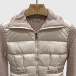 Moncler, Hooded Wool, Women's Jacket, Beige