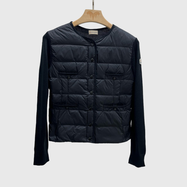 Moncler, Hooded Wool, Women's Jacket, Black