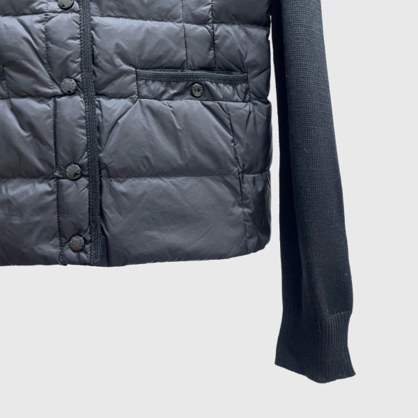 Moncler, Hooded Wool, Women's Jacket, Black