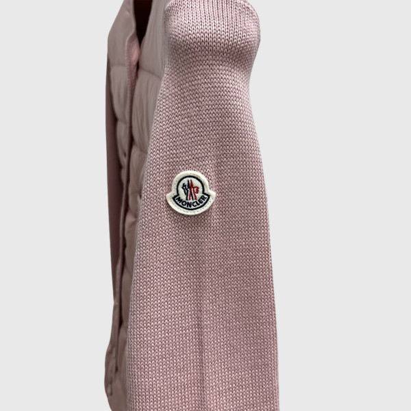 Moncler, Hooded Wool, Women's Jacket, Pink