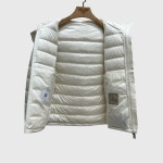 Moncler, Badyf Hooded, Women's Jacket, White