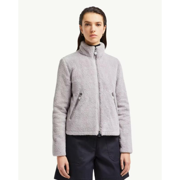 Moncler, Polignac Teddy, Women's Jacket, Grey