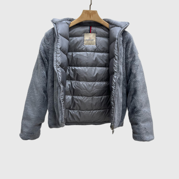 Moncler, Polignac Teddy, Women's Jacket, Grey