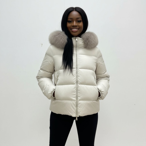Moncler, Laichefur, Women's Jacket, Beige