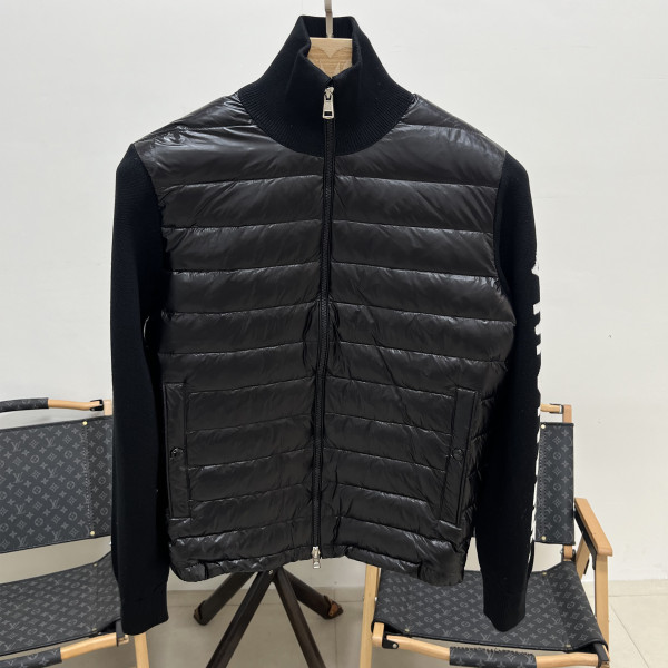 Moncler, Padded Wool, Men's Jacket, Black