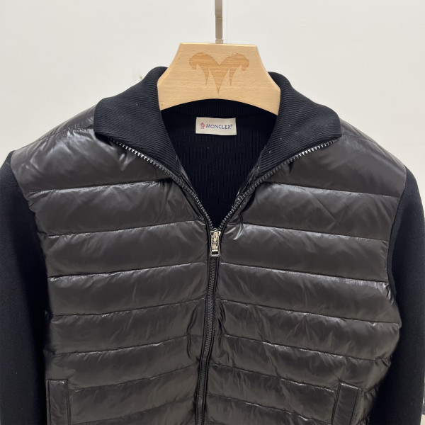 Moncler, Padded Wool, Men's Jacket, Black