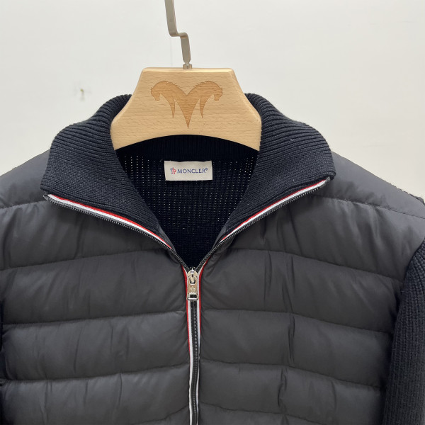 Moncler, Padded Wool, Men's Jacket, Black