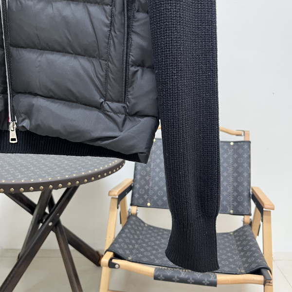 Moncler, Padded Wool, Men's Jacket, Black
