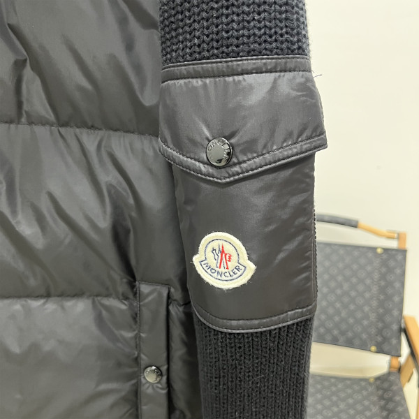 Moncler, Padded Wool, Men's Jacket, Black