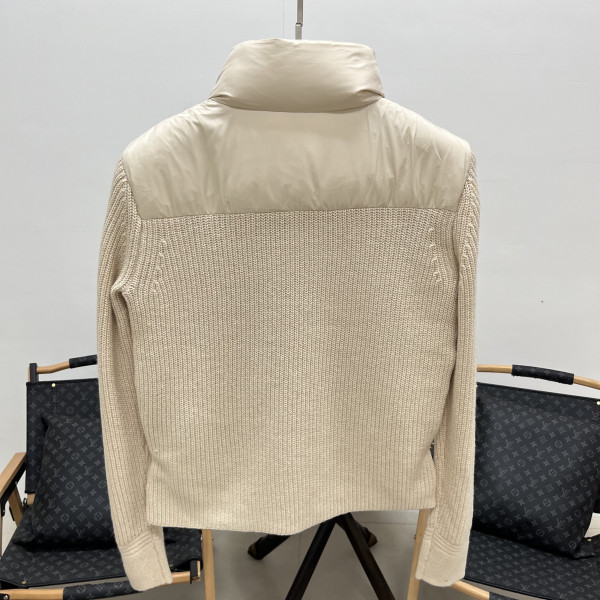 Moncler, Padded Wool, Women's Jacket, Beige