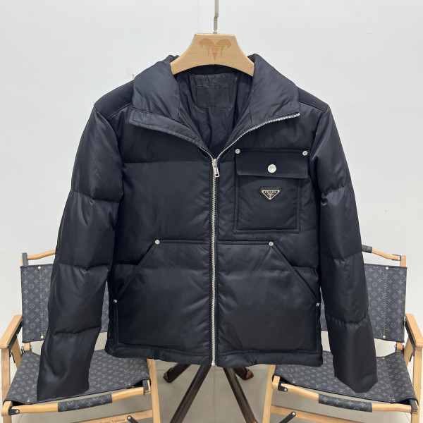 Prada, Re-Nylon, Men's Jacket, Black
