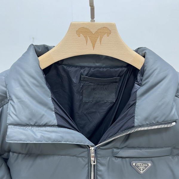 Prada, Puffer, Men's Jacket, Grey