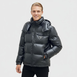 Prada, Puffer, Men's Jacket, Black