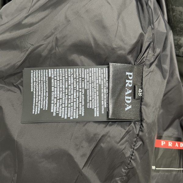 Prada, Puffer, Men's Jacket, Cyan
