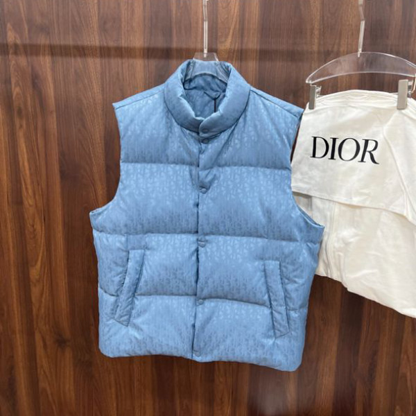 Christian Dior, Oblique, Men's Vest, Blue