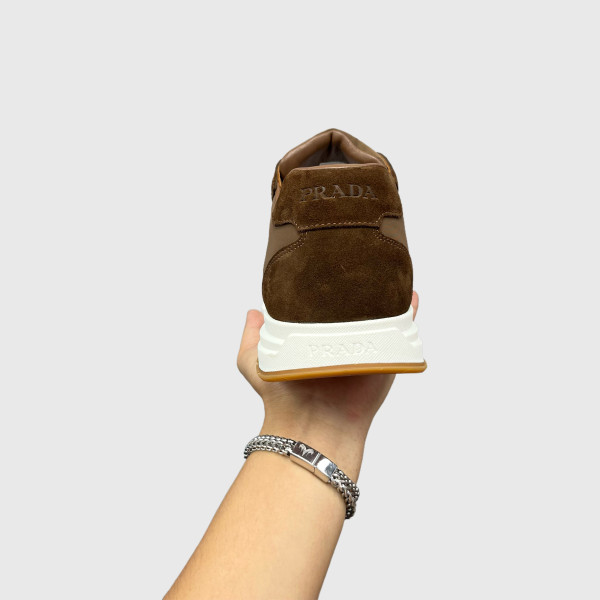 Prada, Prax, Men's Sneaker, Brown