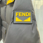 Fendi, Down, Men's Jacket, Black