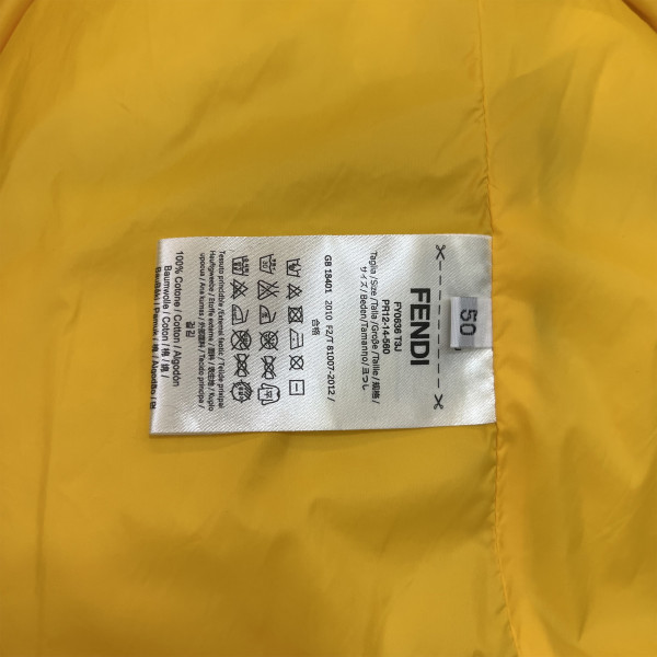 Fendi, Down, Men's Jacket, Black