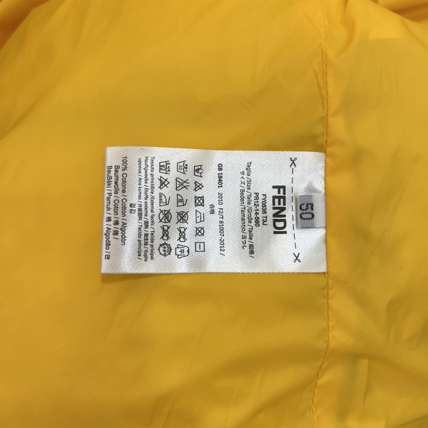 Fendi, Down, Men's Jacket, Black