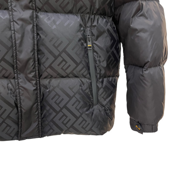 Fendi, Down, Men's Jacket, Black