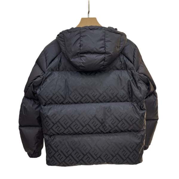 Fendi, Down, Men's Jacket, Black