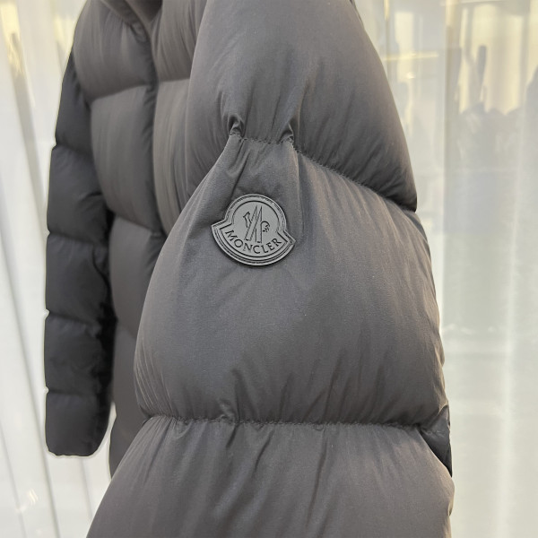 Moncler, Tarn Short Dons, Heren Jas, Zwart