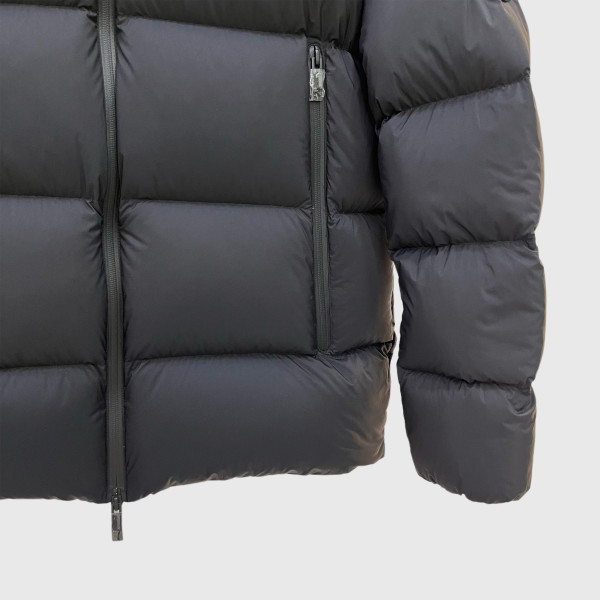 Moncler, Tarn Short Dons, Heren Jas, Zwart
