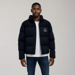 Moncler x Palm Angels, Austru, Men's Jacket, Black