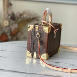 Louis Vuitton, Clutch Box, Unisex Bag, Brown Monogram