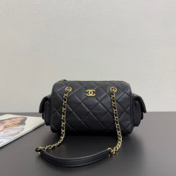 Chanel, Handle Bowling, Women's Bag, Black