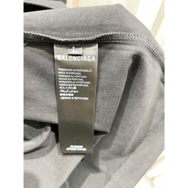 Balenciaga, Men's T-Shirt, Black