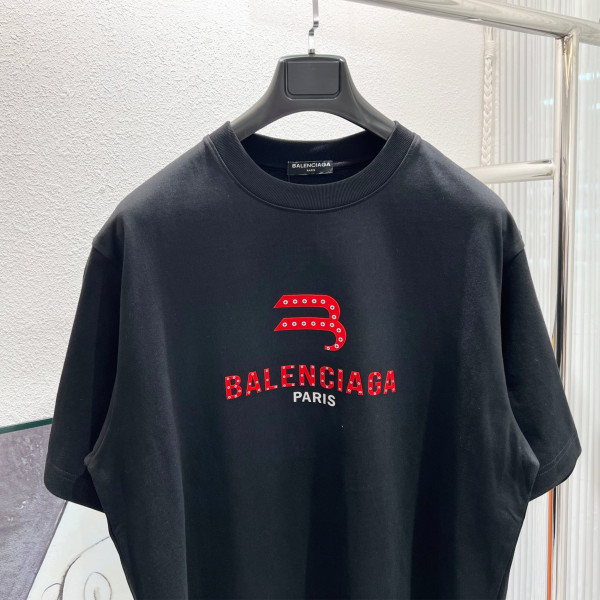 Balenciaga, Men's T-Shirt, Black