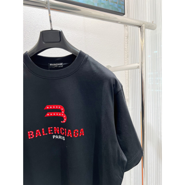 Balenciaga, Men's T-Shirt, Black