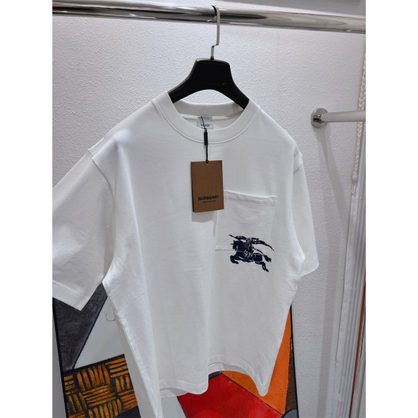 Burberry, Men's T-Shirt, White