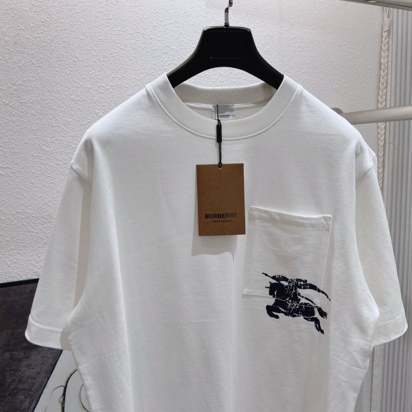 Burberry, Men's T-Shirt, White