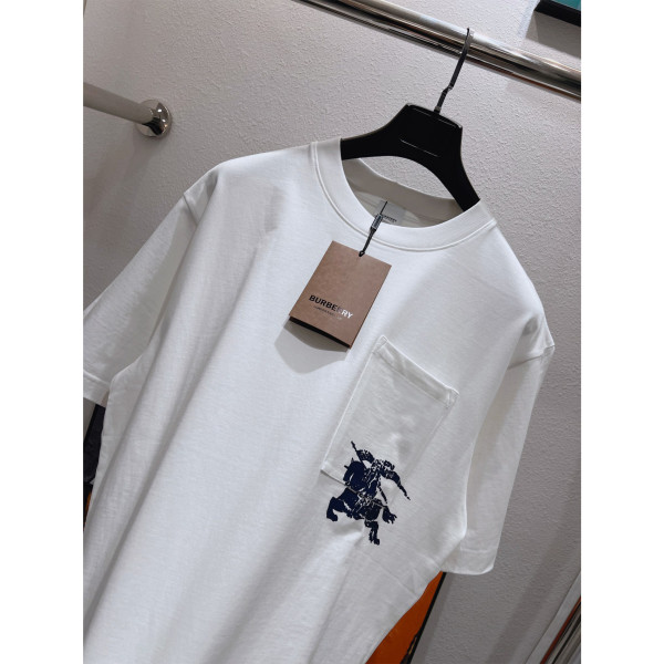 Burberry, Men's T-Shirt, White